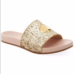 Kate Spade New York Tilson Glittered Slide Sandals